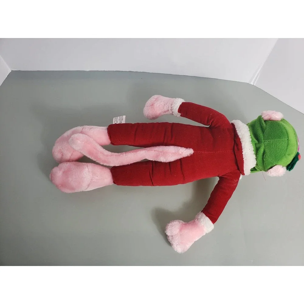 Vintage 1999 Pink Panther Christmas Plush‎ Holiday Pajamas Ski Goggles Animal